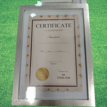 Елегантна Сива рамка за снимки А4 фоторамка 21×29.7 cm