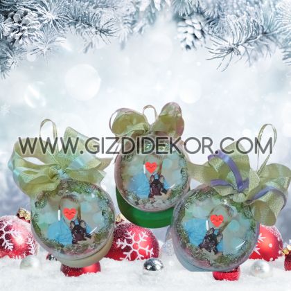 КОЛЕДНА ИГРАЧКА СЪС СНИМКА2