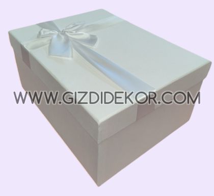 Подаръчна кутия с капак и панделка 13