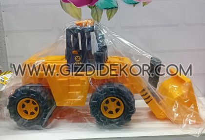 Голям пластмасов багер – детска играчка СТРОИТЕЛНИ МАШИНИ