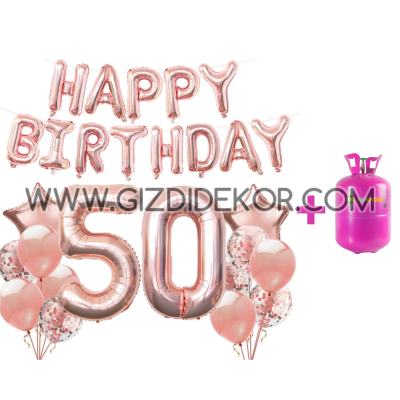 Комплект Балони за 50 Рожден Ден