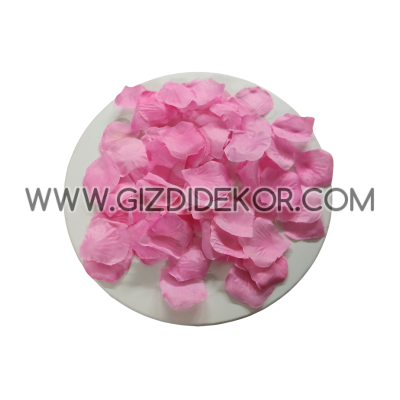 Текстилни листа от рози - 20гр. розови