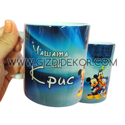 Персонална чаша с МИКИ МАУС И ПРИЯТЕЛИ