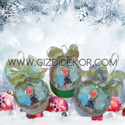 КОЛЕДНА ИГРАЧКА СЪС СНИМКА2