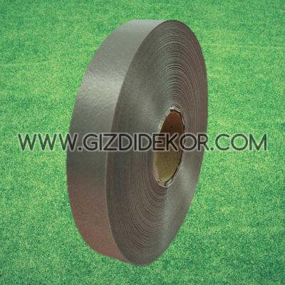 Сребърна ПВЦ  панделка за опаковане на подаръци – 2 см х 100 м