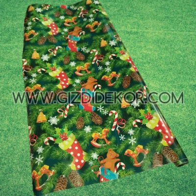 Опаковъчна хартия с коледни мотиви  2