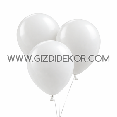 Бели балони GEMAR G90, 100 бр, 26 см