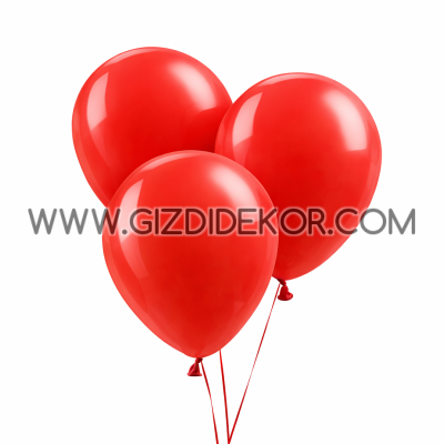 Червени балони GEMAR G90, 100 бр, 26 см