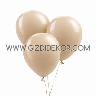 Балони GEMAR G90 – Latte (бежов), 100 бр, 26 см