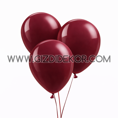 Балони GEMAR G90 Burgundy (Бордо), 26 см, 100 бр