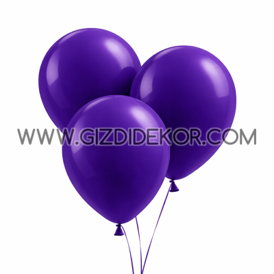 Балони GEMAR G90 Dark Purple (Тъмно лилав) #008, 26 см, 100 бр. – биоразградими